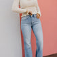 ⏰Hot Sales - 50% OFF👖High Rise Vintage Wash Tummy Control Top Straight Leg Jeans