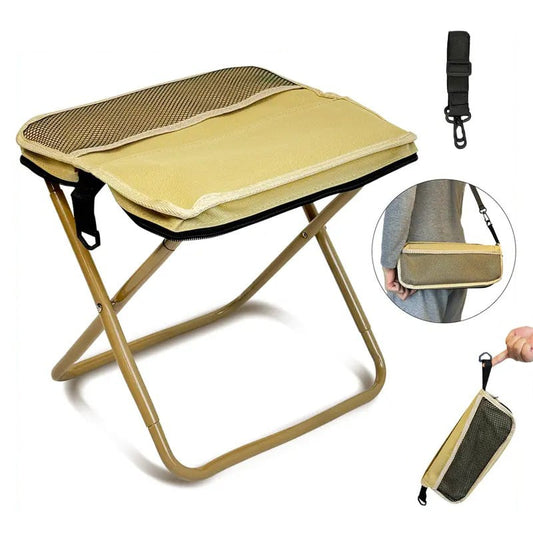 🔥49% OFF🔥Ultra-Light Folding Stool – Supports Up to 265 lbs