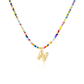 🌈 Letter Beaded Necklace for Women🔤A-Z