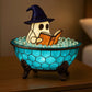 🎃👻Ghost Reading Book Lamp-Halloween Night Light with Glowing Ghost & Book Design