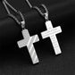 Fashionable Stainless Steel Flag Cross Necklace