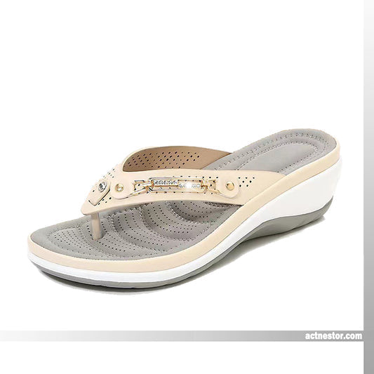 ✨Hot Sale 50% OFF🎀Flip-flops for women with cushioning that provides arch support👡