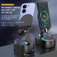 💥2025 Upgraded Cell Phone Stand with Induction Speaker/Power Bank/Atmosphere Light✨