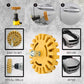 Balance Weight Pneumatic Rubber Grinding Removal Wheel