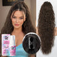 💜 LAST DAY PROMOTION - 45%OFF💜Curly Wavy Frizzy Hair Extension with Ponytail