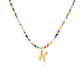 🌈 Letter Beaded Necklace for Women🔤A-Z