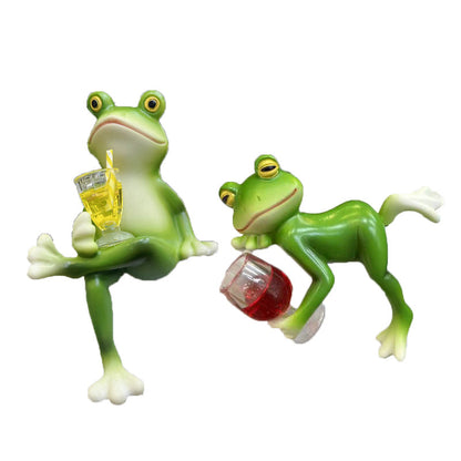 🎁Gift Idea Hot Sale 60% OFF🐸 Frog Flower Pot Hanger Ornament🍷