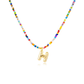 🌈 Letter Beaded Necklace for Women🔤A-Z