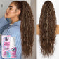 💜 LAST DAY PROMOTION - 45%OFF💜Curly Wavy Frizzy Hair Extension with Ponytail