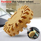 Balance Weight Pneumatic Rubber Grinding Removal Wheel