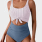 🔥🔥2025 SUMMER 50% OFF🎁Ruched Tie-Knot Tummy Control One-Piece Swimsuit