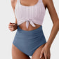 🔥🔥2025 SUMMER 50% OFF🎁Ruched Tie-Knot Tummy Control One-Piece Swimsuit
