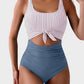 🔥🔥2025 SUMMER 50% OFF🎁Ruched Tie-Knot Tummy Control One-Piece Swimsuit
