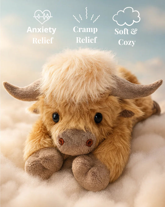 Christmas Sale🐂🎁Cute Cartoon Highland Cow Cuddly Toy🏆High-quality Official Store