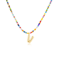🌈 Letter Beaded Necklace for Women🔤A-Z