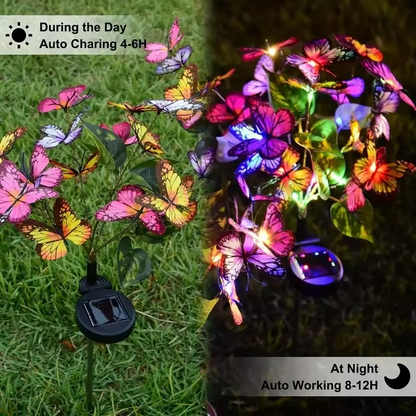 🔥 Last Day Sale Price |  🦋Solar Outdoor Butterfly Lights💐