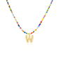 🌈 Letter Beaded Necklace for Women🔤A-Z