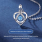 💥Hot Sale🩵Shining Heart-shaped Pendant Silver Necklace For Women✨