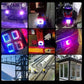 Waterproof Solar LED Strobe Warning Light （Free shipping)