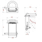 Truck Van Rope Suspension Link D-Pin