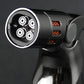 Windproof straight torch blue flame lighter