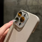 Minimalist Leather-Textured Phone Case for iPhone 16-12 series