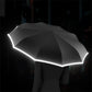 🔥Get 50% Off 🔥💥Buy 2 Save 10%✈️Reflective Safety Strip Ring Buckle Umbrella