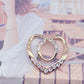 Fashion Silk Scarf  Brooch Buckle