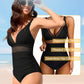 🏖️ Summer Sale 54% OFF🏝️Sexy Mesh Tummy Control Swimsuit