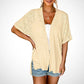 🔥Summer Hot Sale 49％ OFF💝2025 New Stylish Flowy Short Sleeve Cardigan