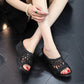 Women's Comfort Platform Wedge Cutout Sandal