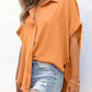 🔥Hot Sale 49% Off💥🎁Women's Loose Fit Casual Button Short Sleeve Shirt Tops