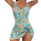 💜 LAST DAY PROMOTION - 50%OFF💜Women's Tummy Control Slim Fit Plus Size One Piece Swimsuit