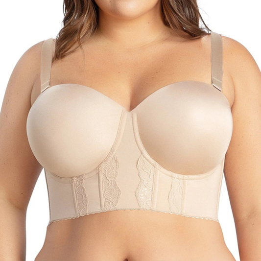 ⏰Limited Time Sale-50% OFF🔥Women's low-cut removable shoulder strap shaping bra - lift and shape