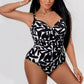 Women's Sexy Slimming Ruched One-Piece Swimsuit