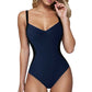 🔥HOT SALE 49% OFF🔥 Silky Sun-Protective Waist-Cinching Swimsuit