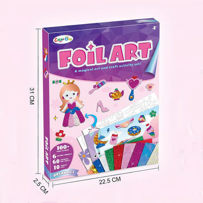 ⏳Time-limited Special⏰Children's Creative Fun Foil Art Set