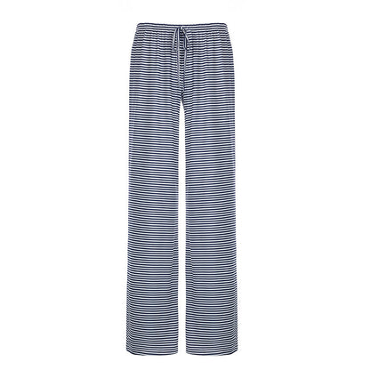Loose and Casual Low-Waist Striped Pants