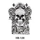 6pcs Waterproof Realistic Temporary Tattoo Stickers