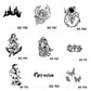 Anti -Sweat Juice Plants Over Time Sticker Tattoo