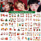 Christmas Theme Blusher Makeup Temporary Tattoos