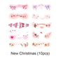 Christmas Theme Blusher Makeup Temporary Tattoos