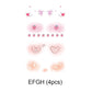 Christmas Theme Blusher Makeup Temporary Tattoos