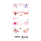 Christmas Theme Blusher Makeup Temporary Tattoos