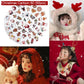 Christmas Theme Blusher Makeup Temporary Tattoos
