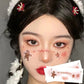 Christmas Theme Blusher Makeup Temporary Tattoos