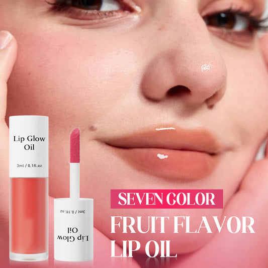 Fruity-Floral Scented Hydrating Lip Oil with Luminous Finish
