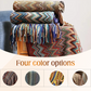 Boho Stripe Tassel Throw Blanket