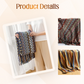 Boho Stripe Tassel Throw Blanket