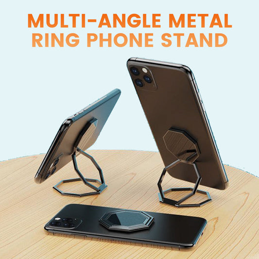 Multi-Angle Metal Ring Phone Stand